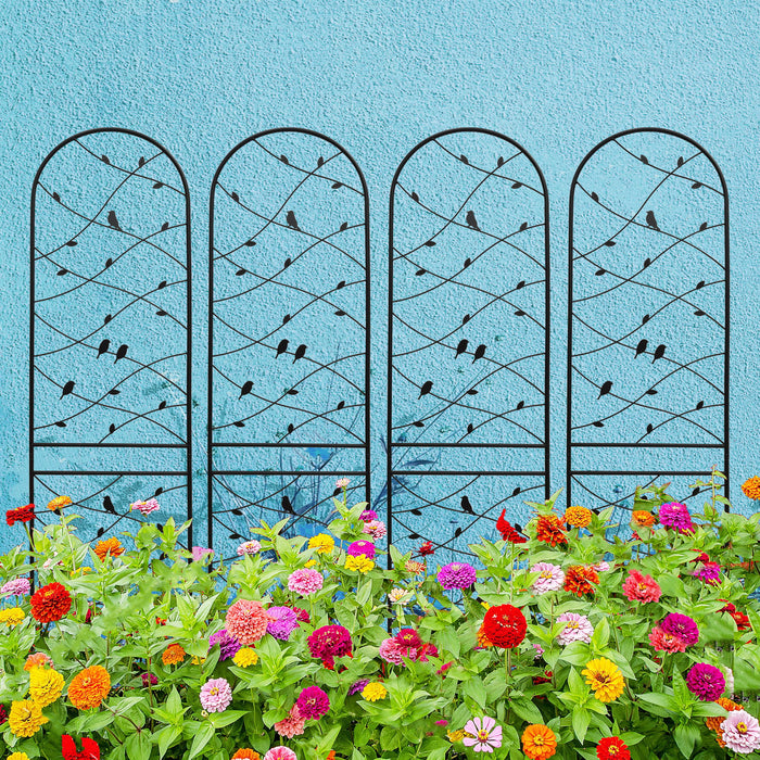 Garden Rustproof Trellis For Climbing Plants