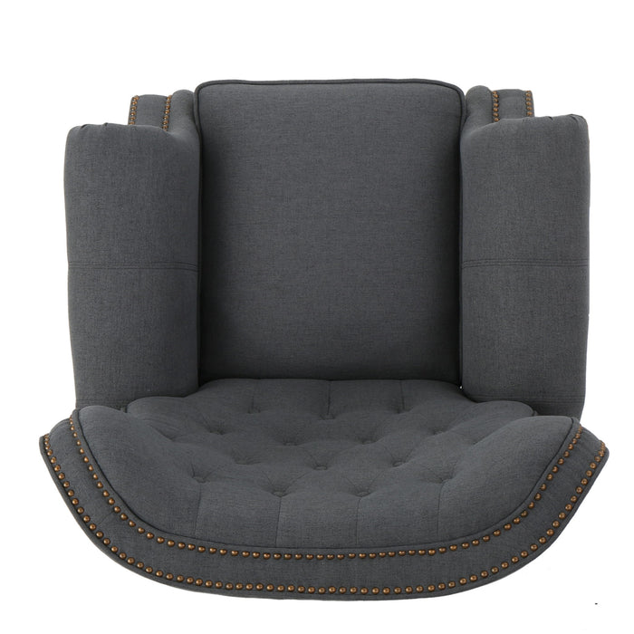 Modern Manual Push Back Recliner Chair