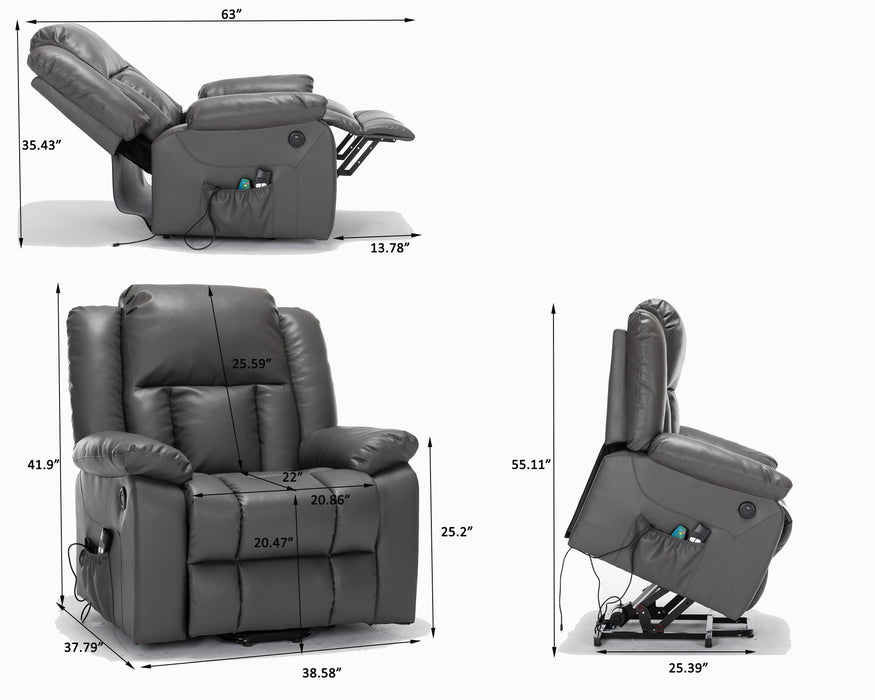 Electric Power Massage Recliner Chair