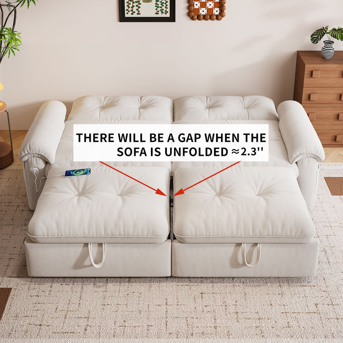 Convertible Cloud Like Sofa Bed