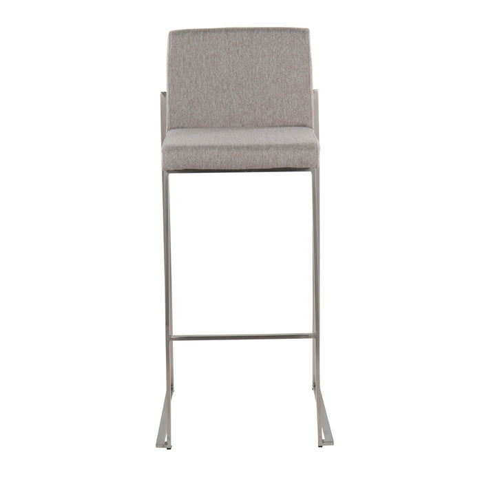 Fuji - Contemporary And Modern Elegance High Back Barstool