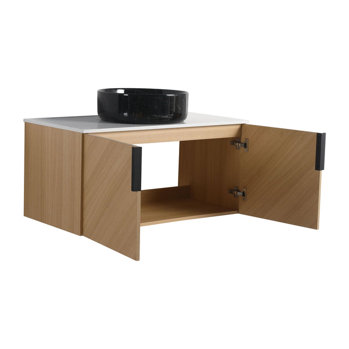 Wall Mounted Bathroom Vanity & Art Sink