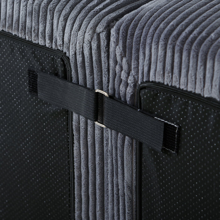 Modular Sectional Sofa, Convertible Couch With Chaise Corduroy