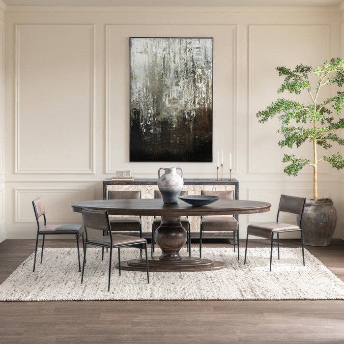 Brookside - Oval Dining Table - Cocoa Brown