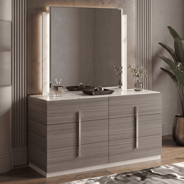 Altima - 6 Drawer Dresser (Mirror Not Included) - Gray