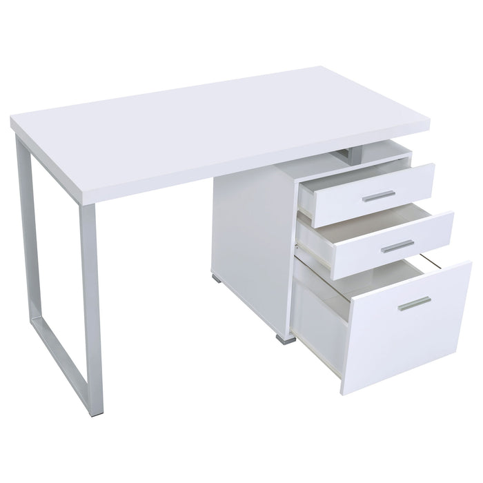 3 Drawer Reversible Office Desk