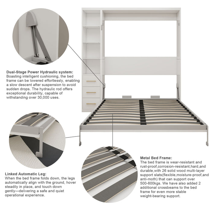 Multifunctional Vertical Murphy Wall Bed