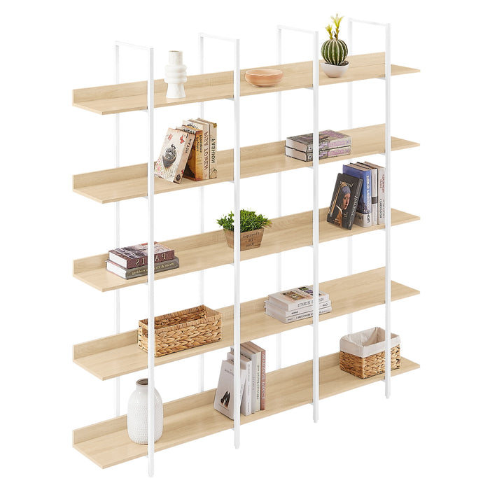 Vintage Industrial 5 Tier Bookcase