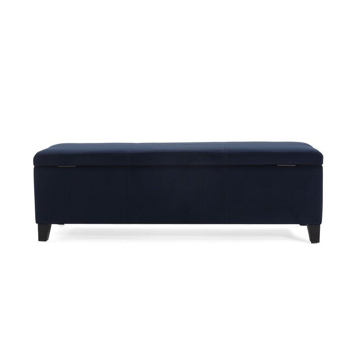 Upholstered Storage Ottoman Bench