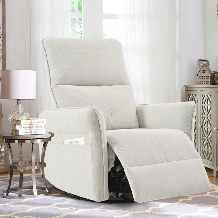 270° Power Swivel Rocker Glider Recliner Chair With USB Ports