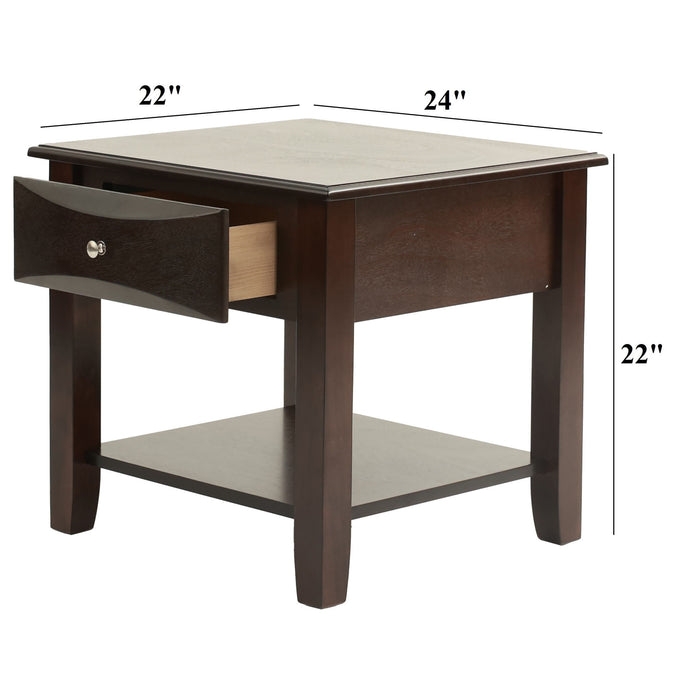 Simple Style Table With Shelf