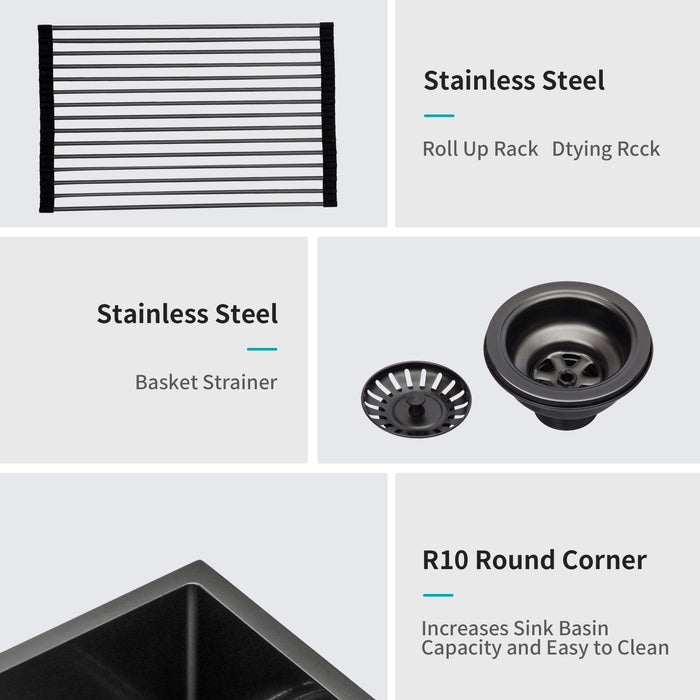 Farmhouse Kitchen Sink, Stainless Steel, Apron Front