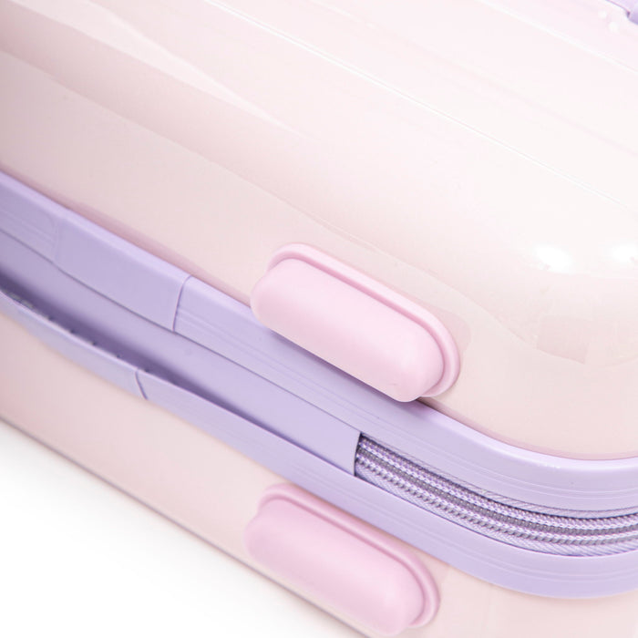 Luggage Set 14" / 20" With Combination Lock And Cosmetic Case