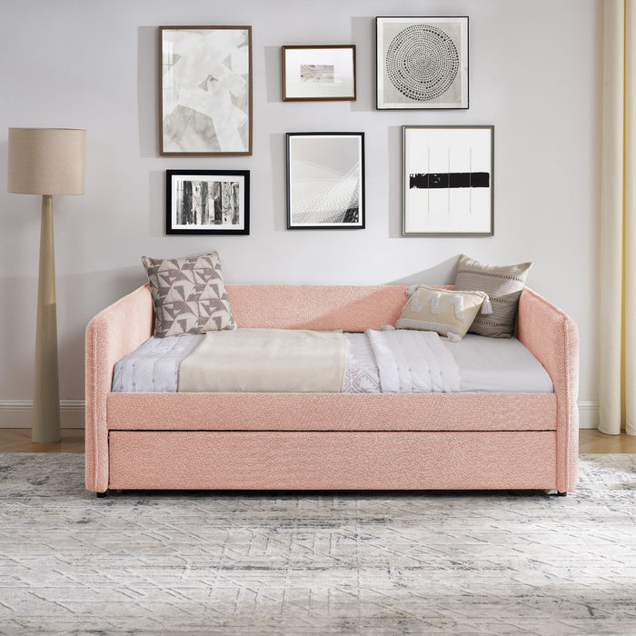 Upholstered Daybed With Pop Up Trundle
