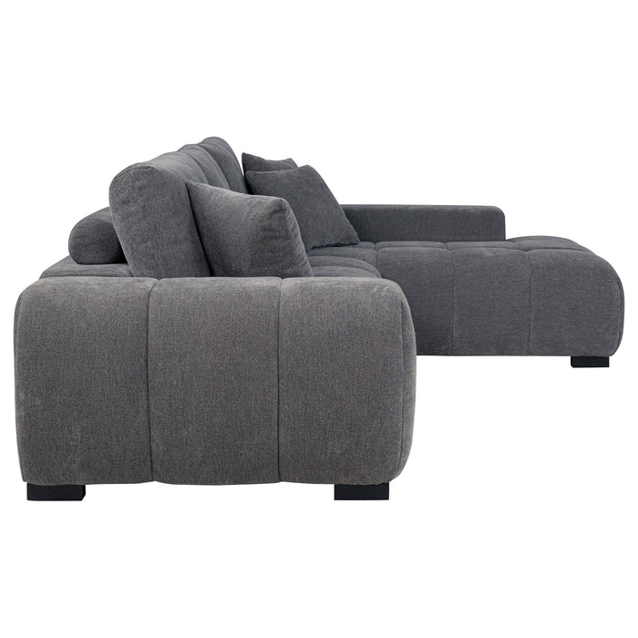 Plather - Sectional Chaise Sofa