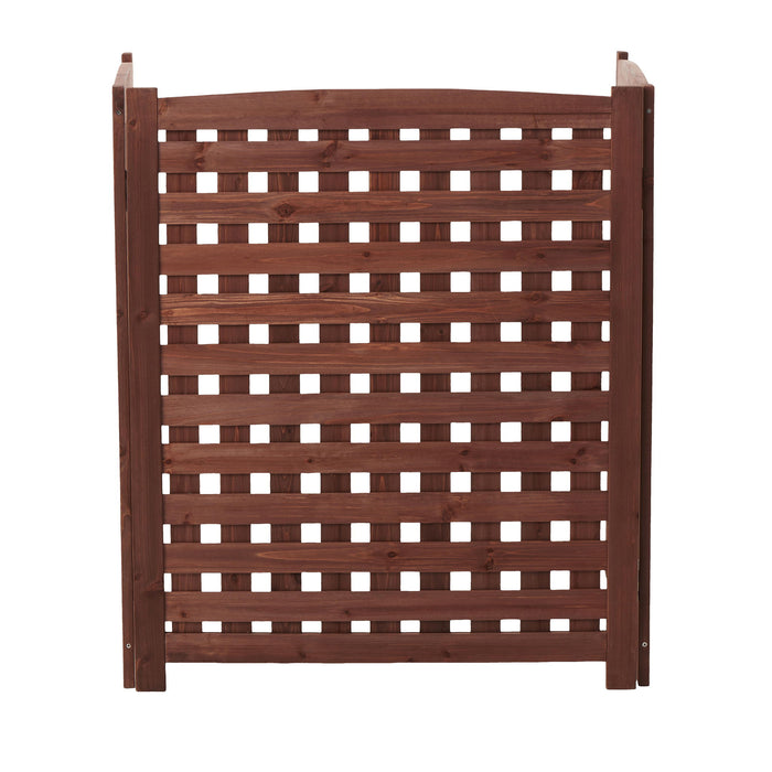 3 Panel Outdoor Air Conditioner Fence Screen
