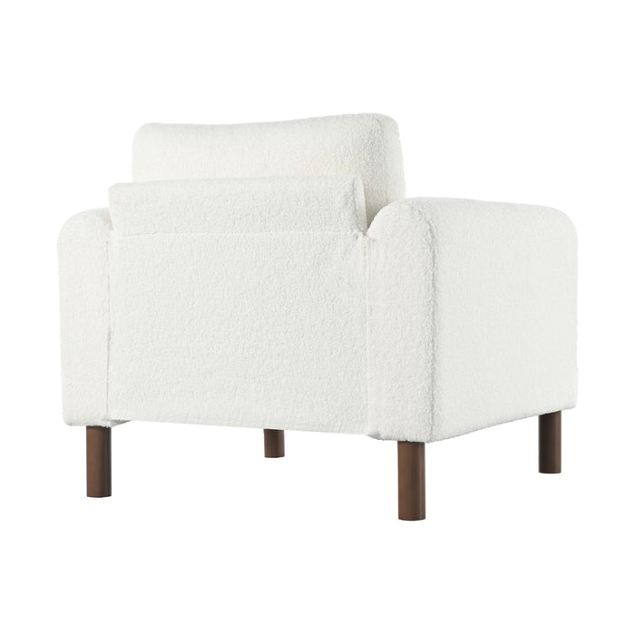 Oversized Accent Chair With Curved Armrests