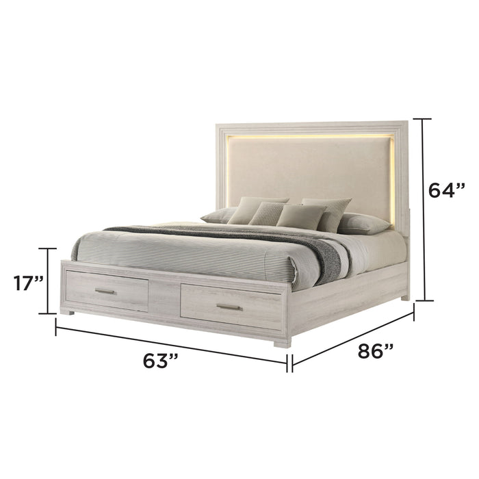Colorado - Bedroom Set With Upholstered LED Headboard