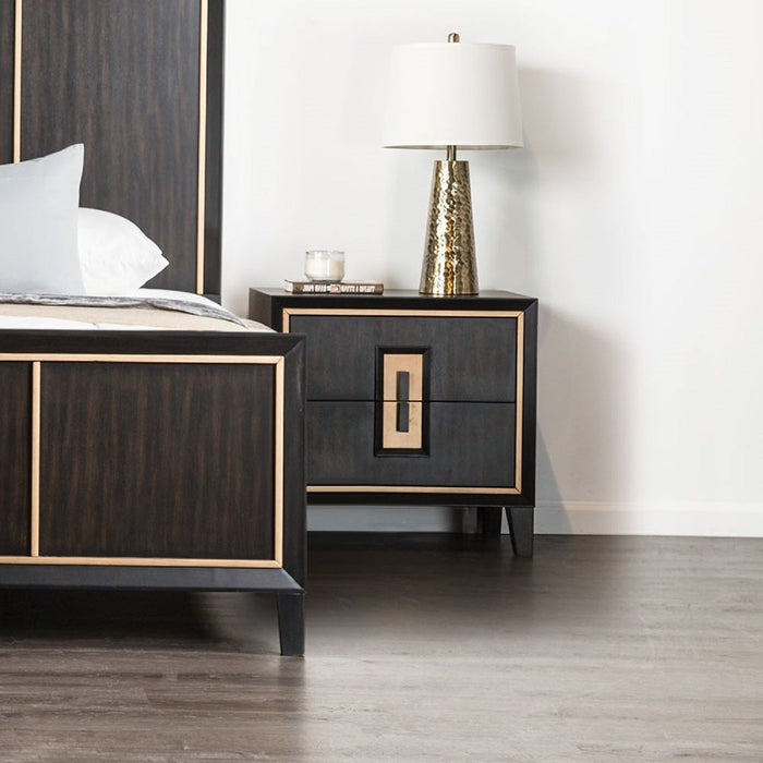 Bedside Nightstand - Espresso
