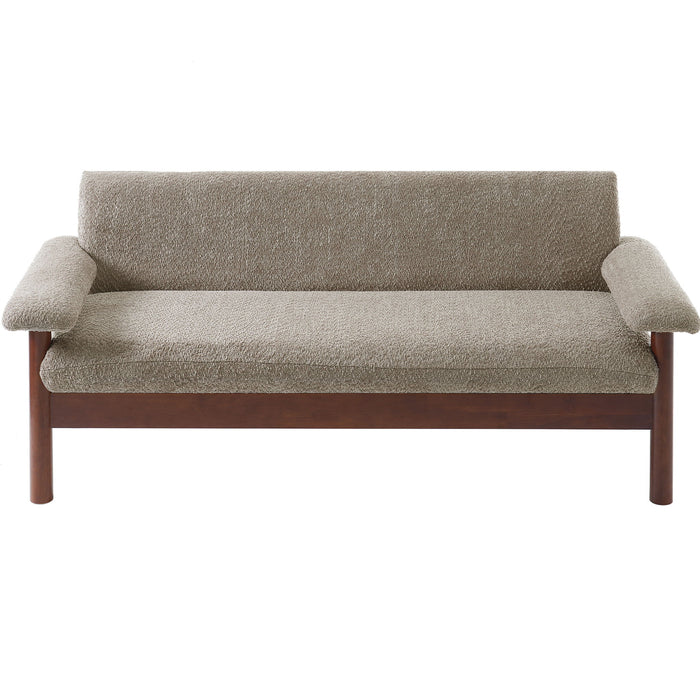 Loveseat Sofa 2 Seater Couch With Armrest Pillows