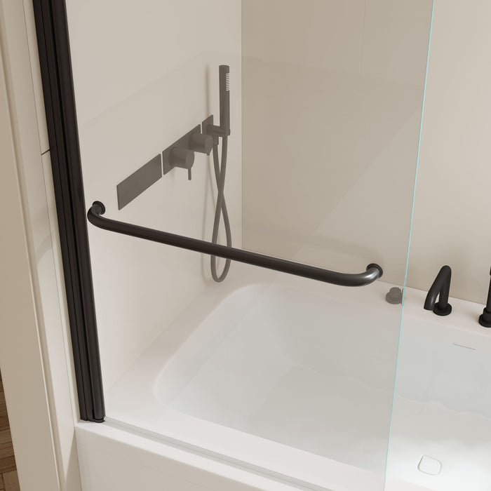 Bathtub Shower Door With 6mm Tempered Glass