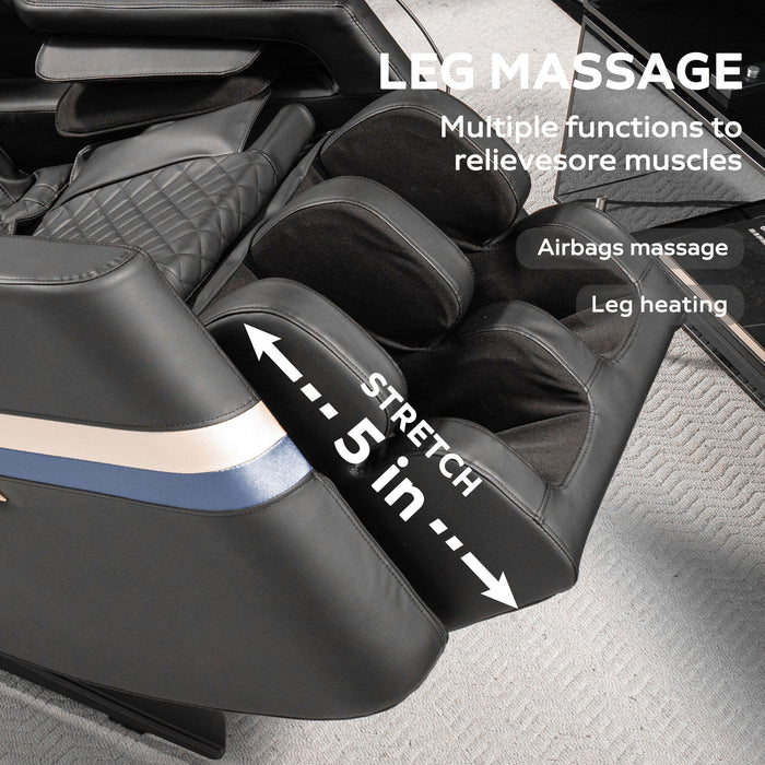 Massage Chair Recliner & Zero Gravity & Full Body Air Pressure - Black