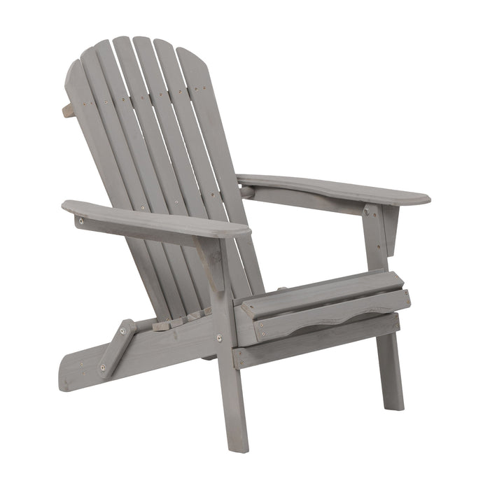 Oversize Outdoor Folding Adirondack Chair, Patio Chair For Garden