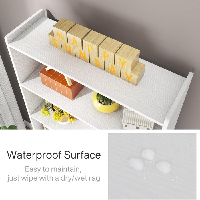 Library Bookshelf With Storage For Living Room