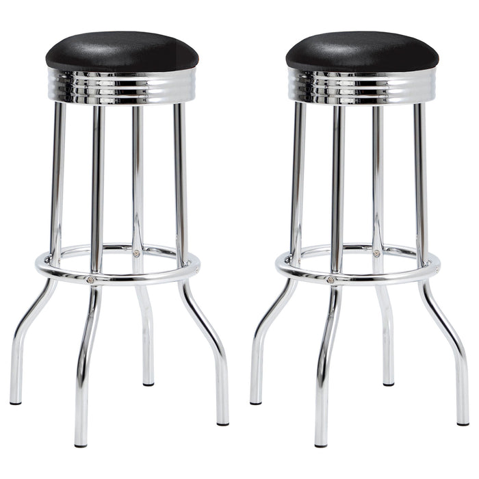 Bar Height Stool Vintage Style (Set of 2)