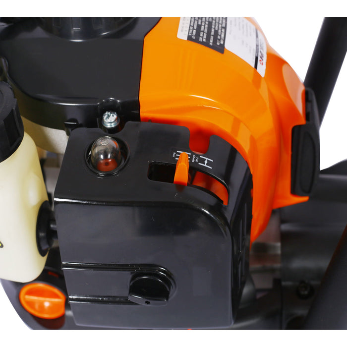 26Cc Gas Powered Hedge Trimmer With Double Sided Blade And Recoil Start - Orange
