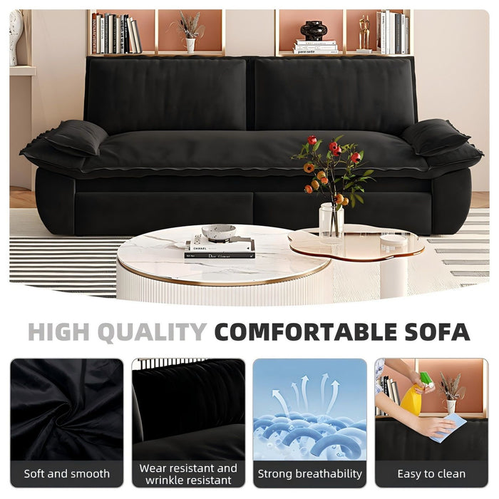 Queen Pull Out Bed, 3 In 1 Convertible Sleeper Sofa