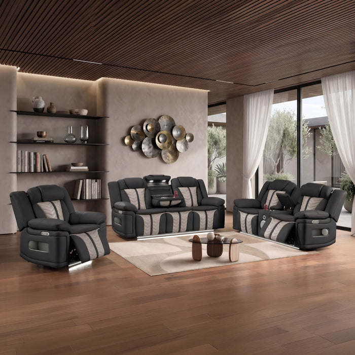 Cruiser - Power Reclining Set With LED Lighting
