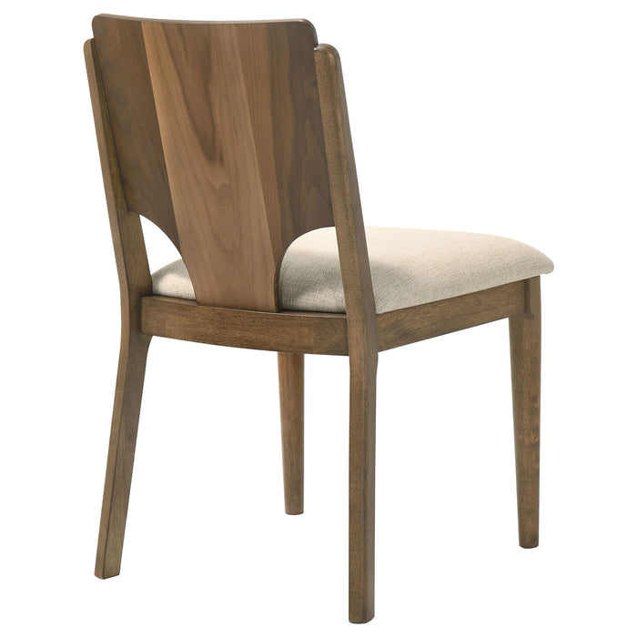 Graham - Upholstered Dining Side Chair (Set of 2) - Walnut