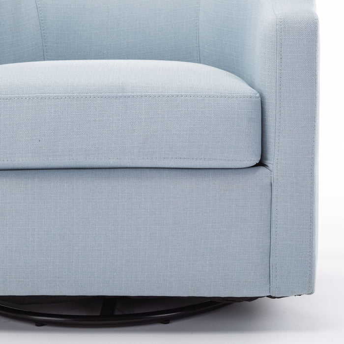 Isabelle - Swivel Glider Barrel Chair