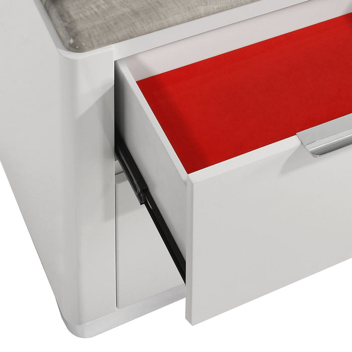 Jazz - 2 Drawer Nightstand - White