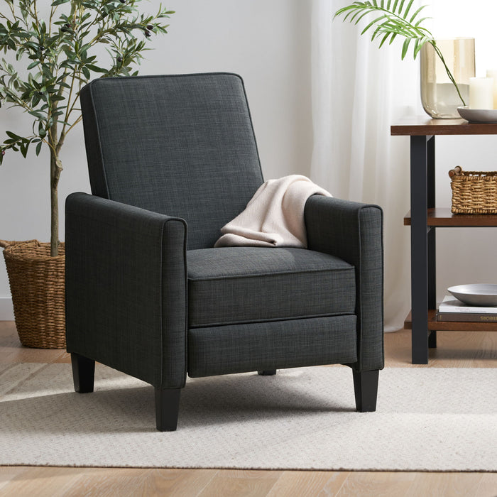 Upholstered Push Back Recliner Chair For Living Room