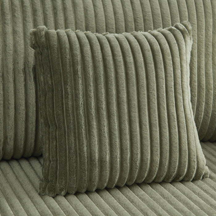 Modern Chaise Sofa With Adjustable Backrest, Cup Holders, Phone Holder & Storage Compartments For Living Room