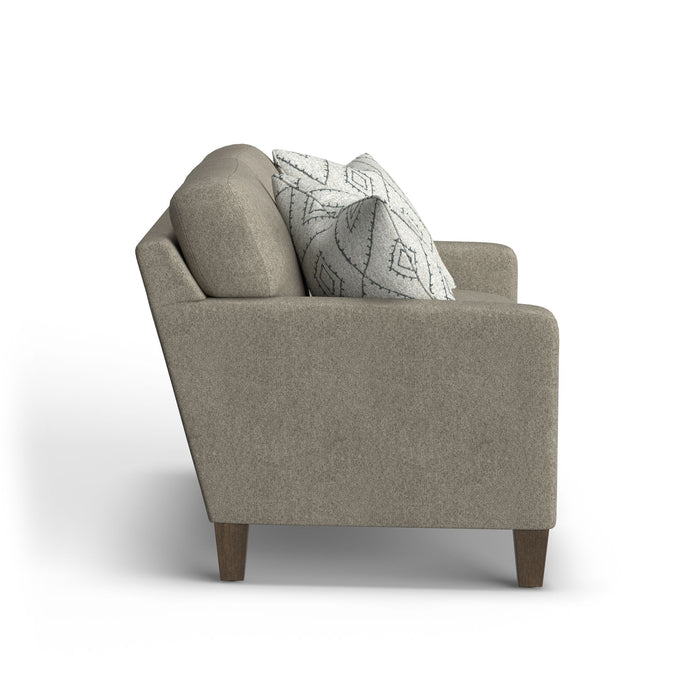 Moxy - Fabric Loveseat With Straight Track Arms