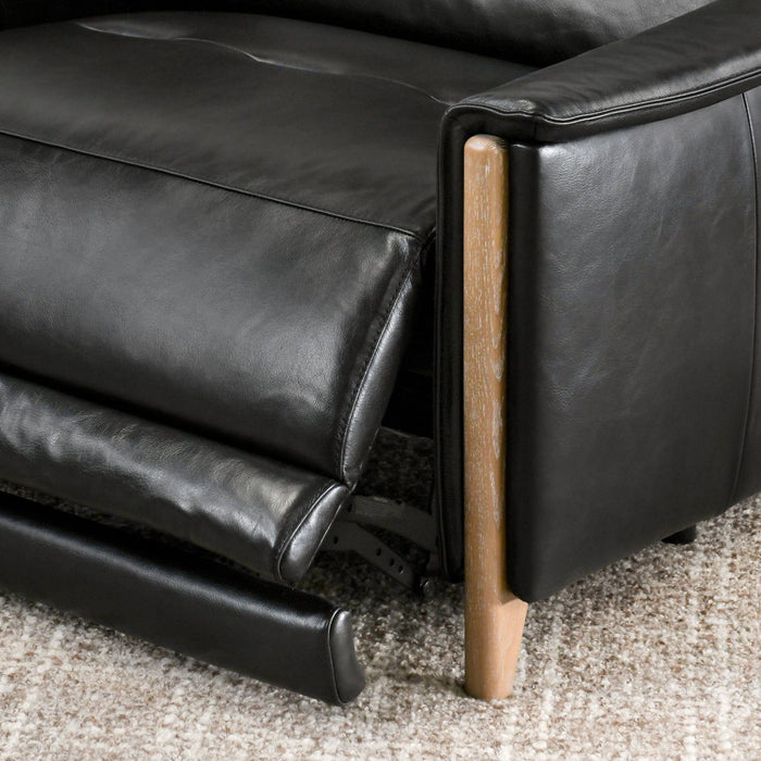 Cullman - Leather Power Recliner Accent Chair - Black