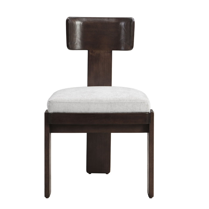 Upholstered Dining Fabric Side Chairs (Set of 2)