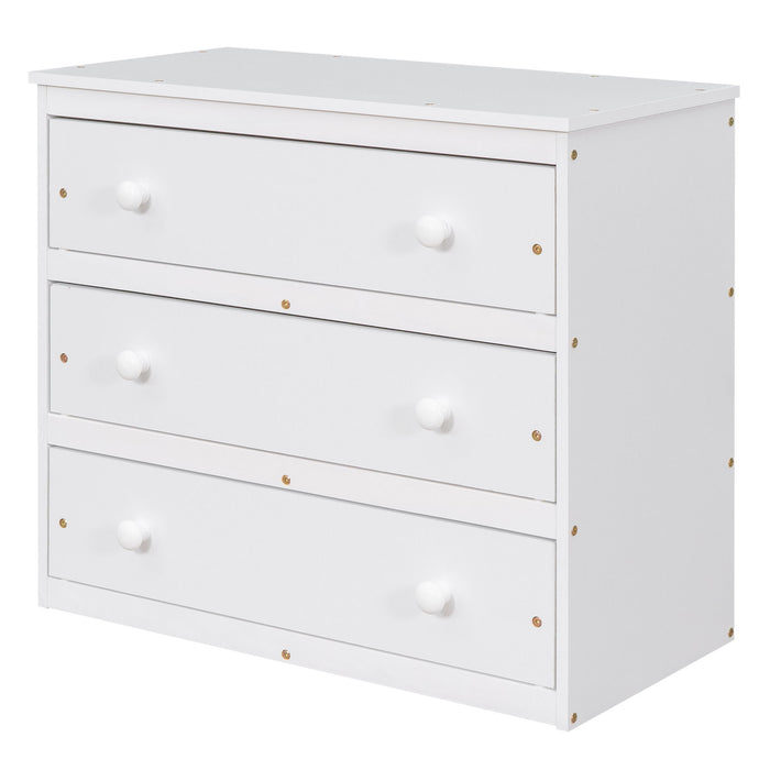 Loft Low Study Bed With Cabinet, Shelves And Rolling Portable Desk, Multiple Functions