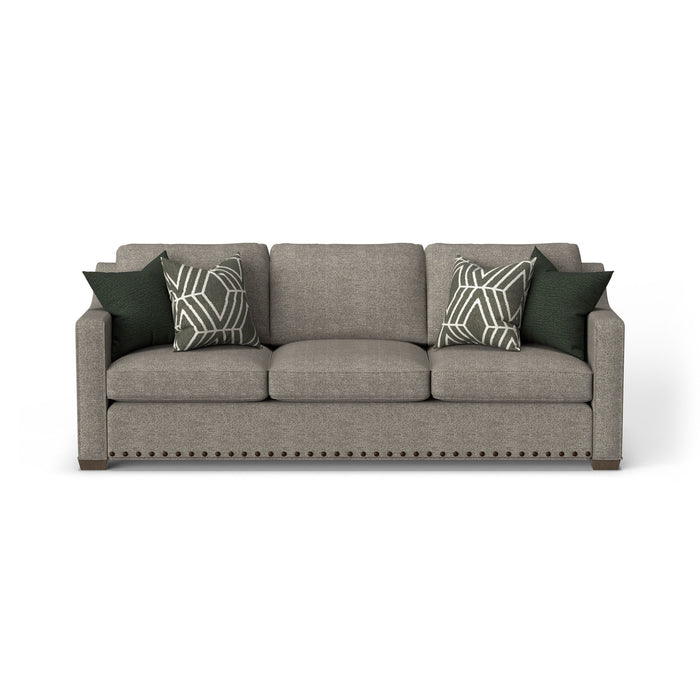Milo - Fabric Sofa With Nailhead Trim