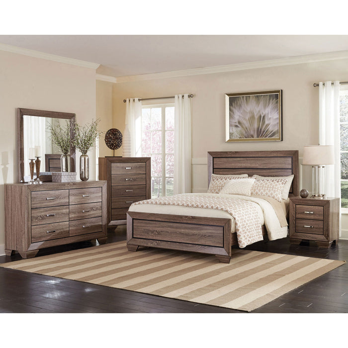 Holmgren - 6 Drawer Dresser With Mirror - Taupe