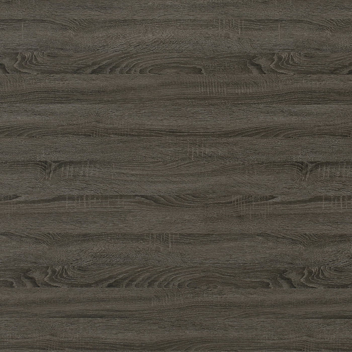 8 Shelf Bookcase With Geometric Design - Gray