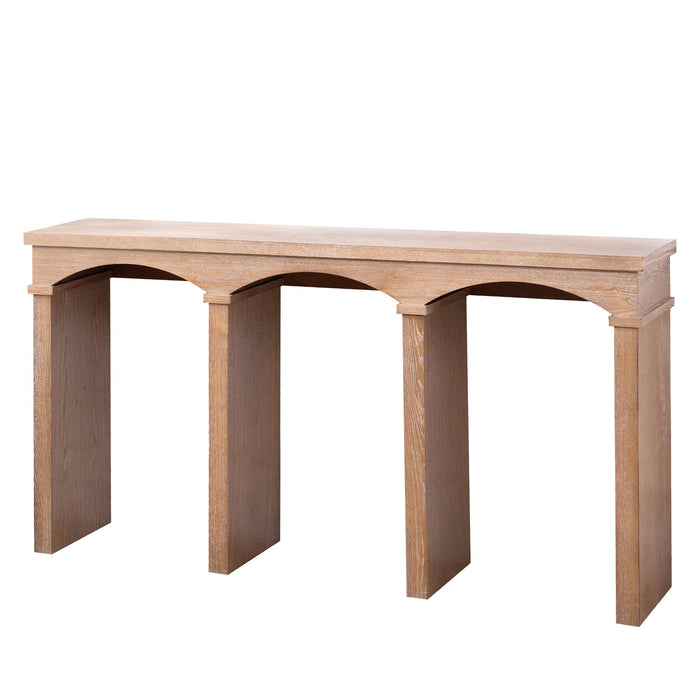 Archway Console Table - Antique Natural / Light Natural / Natural