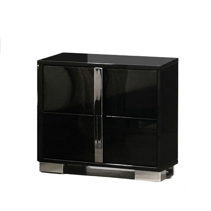 Nightstand With Vertical Handles