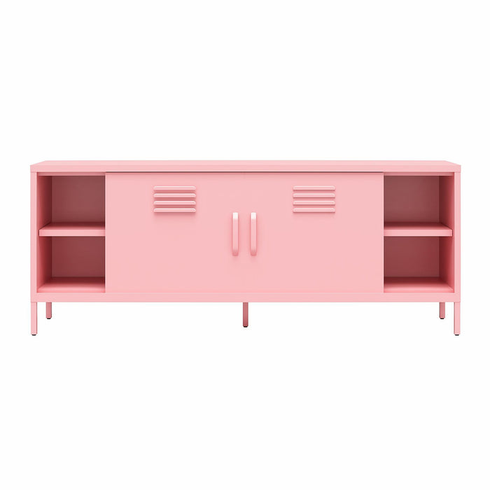 Cache - Locker Style TV Stand For TVs Up To 65" - Pink