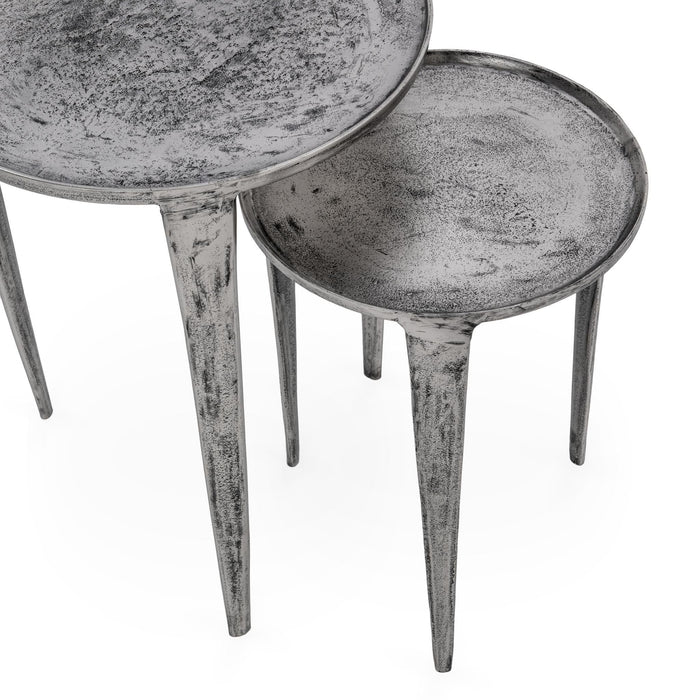 Elinor - Nesting Accent Tables (Set of 2) - Nickle