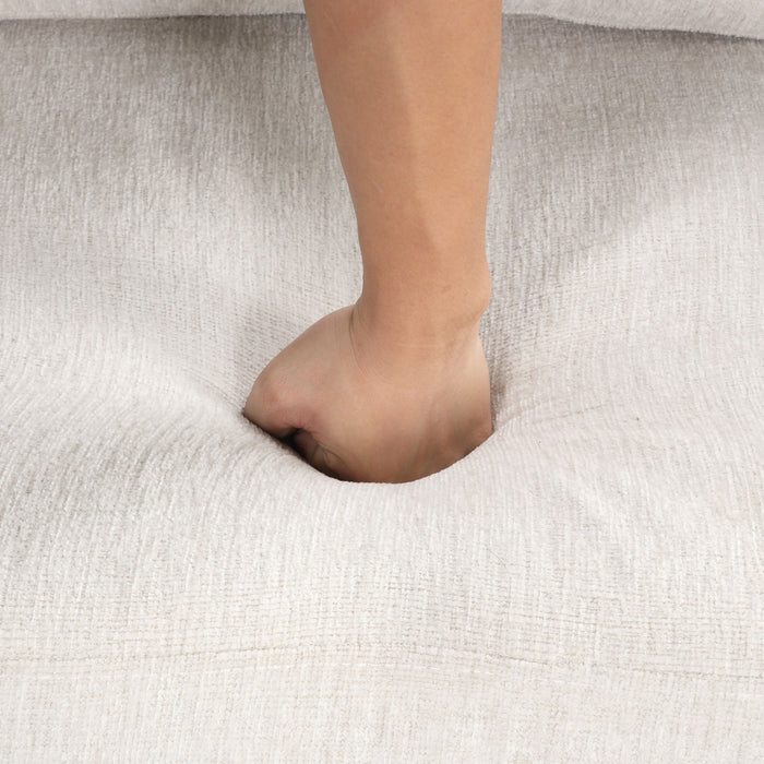 U-Shaped Sectional Sofa Pull Out Sofa Bed With Two USB Ports, Two Power Sockets, Three Back Pillows And A Storage Chaise For Living Room