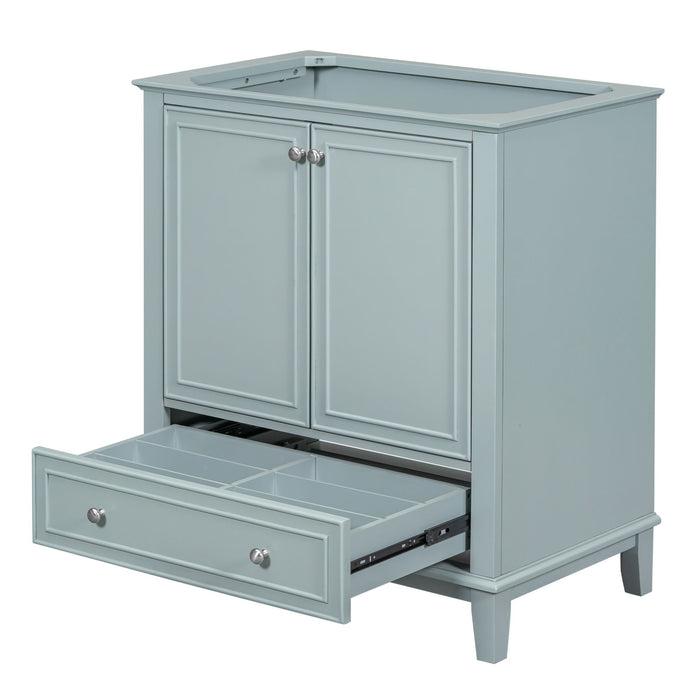 Modern Bathroom Vanity Base Only With Doors And Drawer